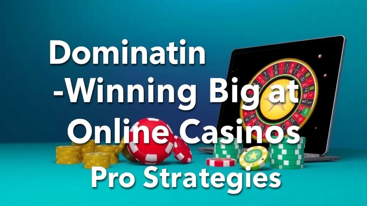 Dominating Winning Big at Canadian Online Casinos: Pro Strategies